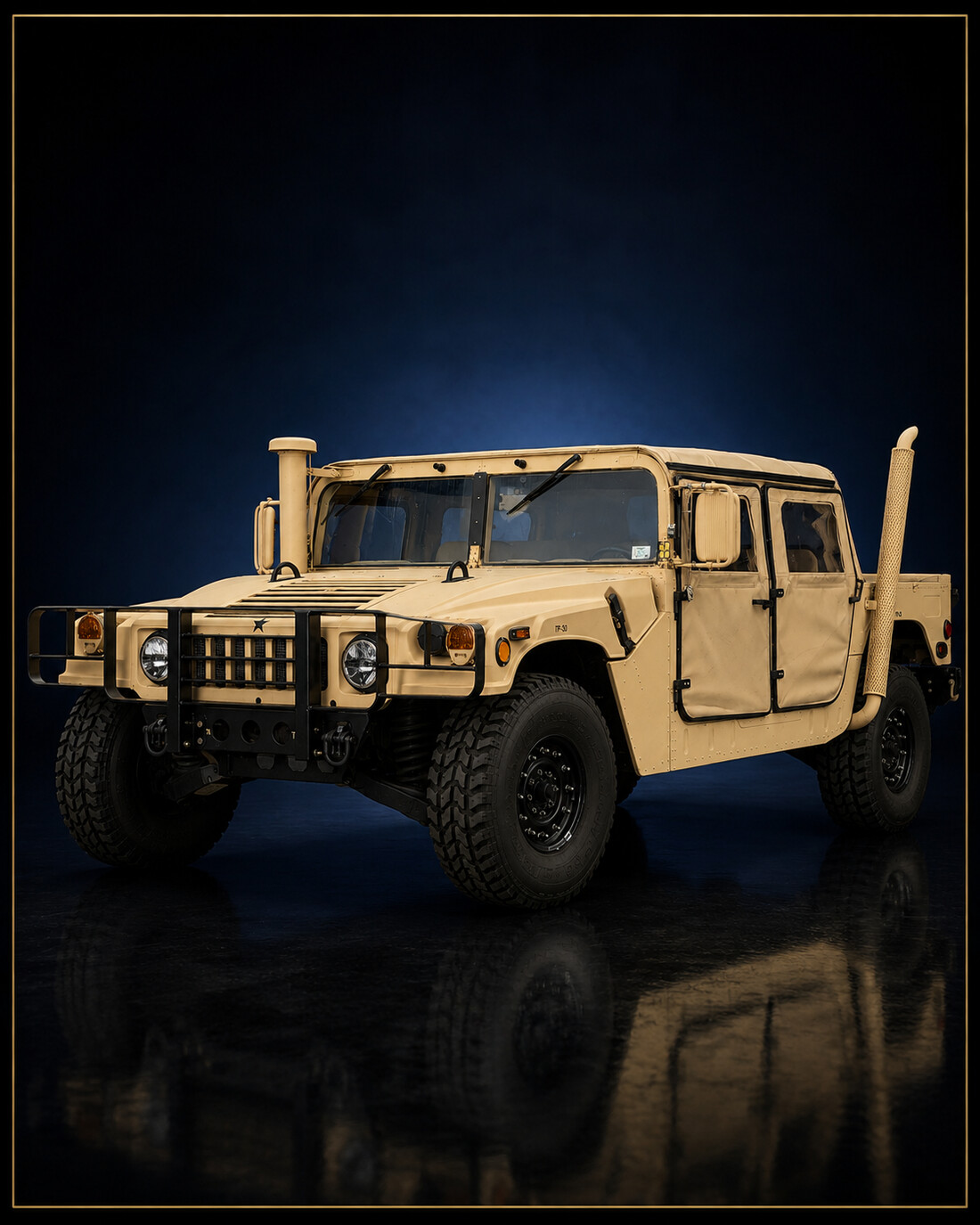 AM General Humvee studio portrait