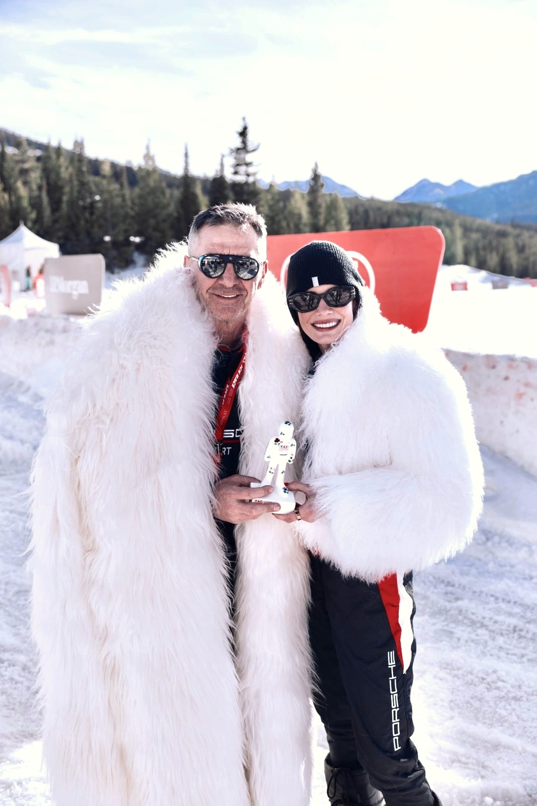 The team with the trophy, F.A.T. Ice Race 2026