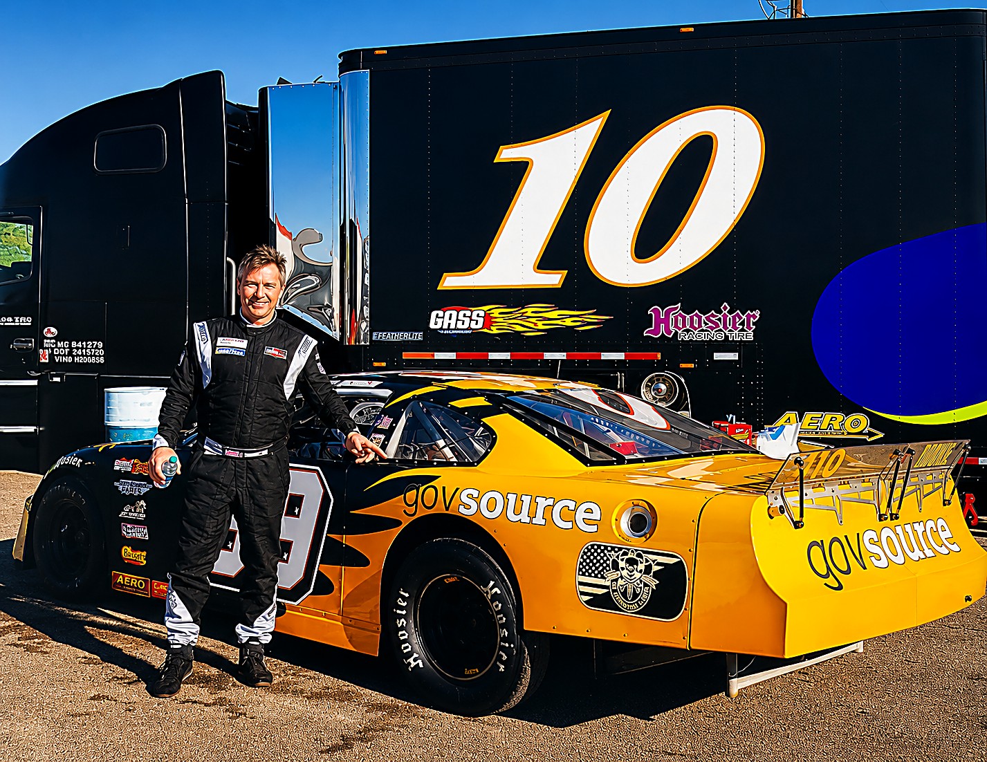Ford Mustang Trans-Am No. 9 govsource stock car, GASS Racing at Willow Springs 2018