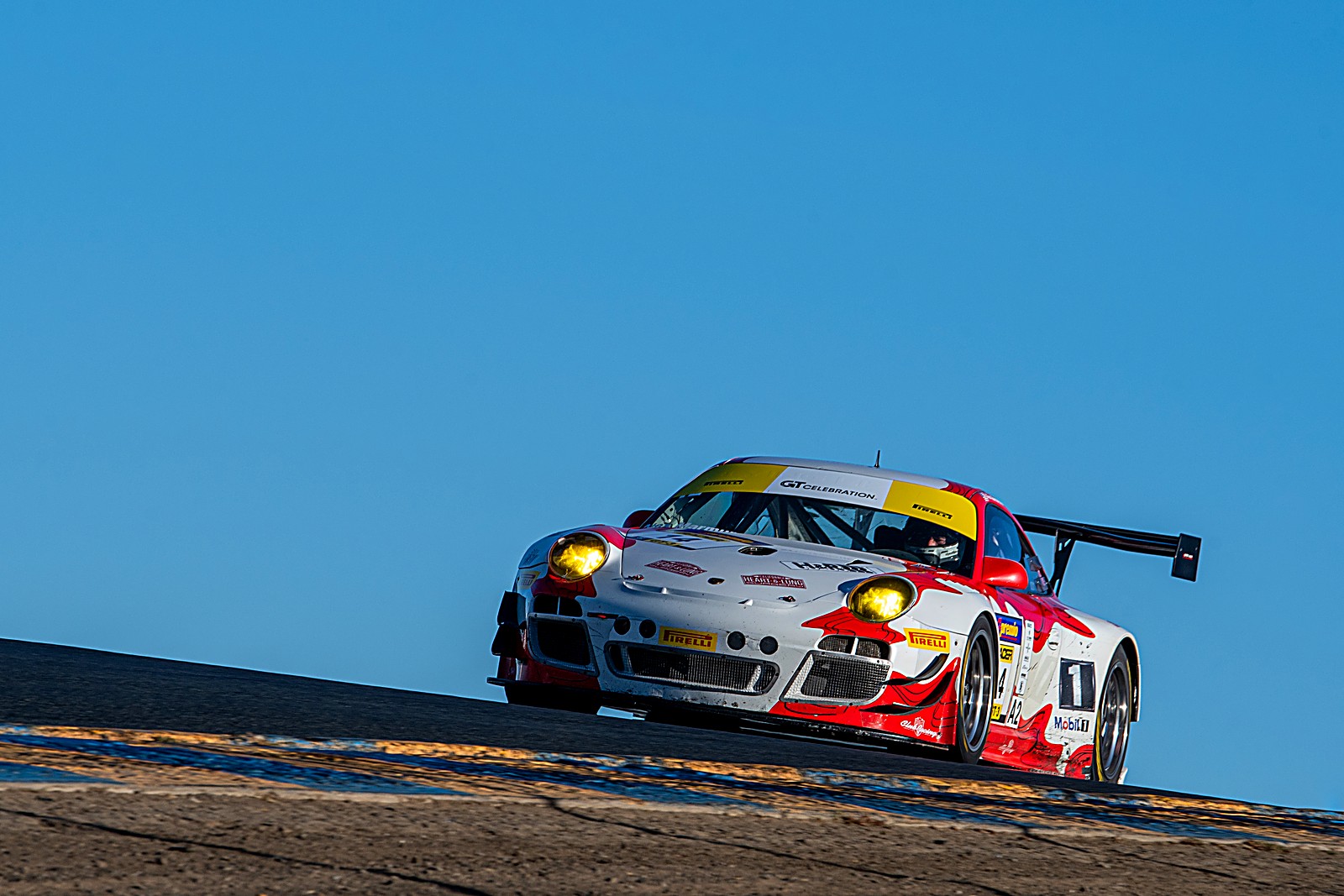 Porsche 911 GT3 R at the GT Celebration, Sonoma 2021