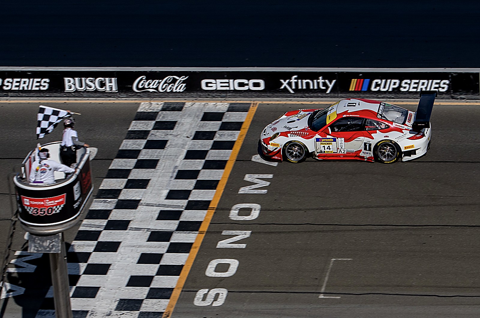 Porsche 911 GT3 R at the GT Celebration, Sonoma — 2020 GTC / GT3 Yellow Class Champion