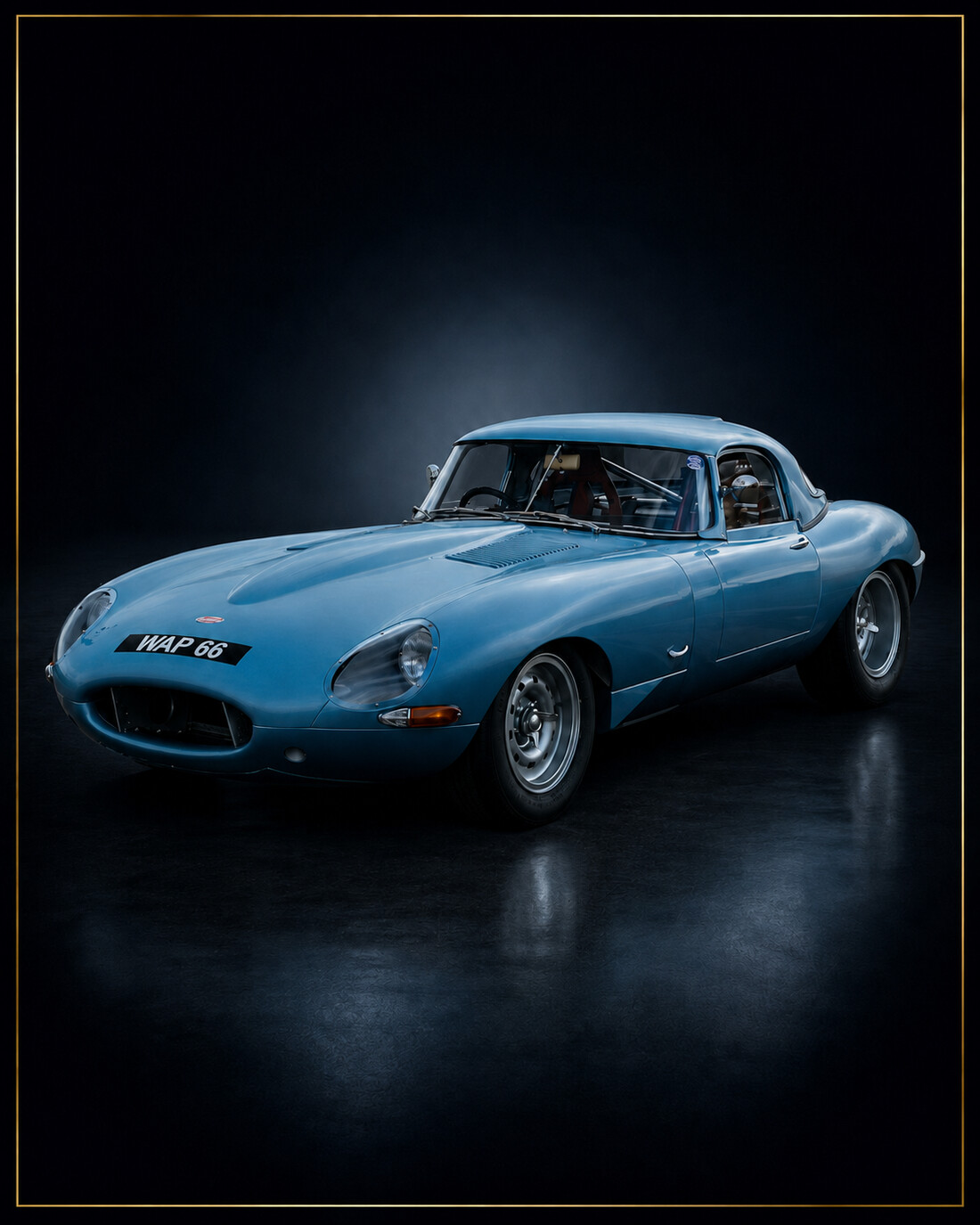 Jaguar E-Type studio portrait