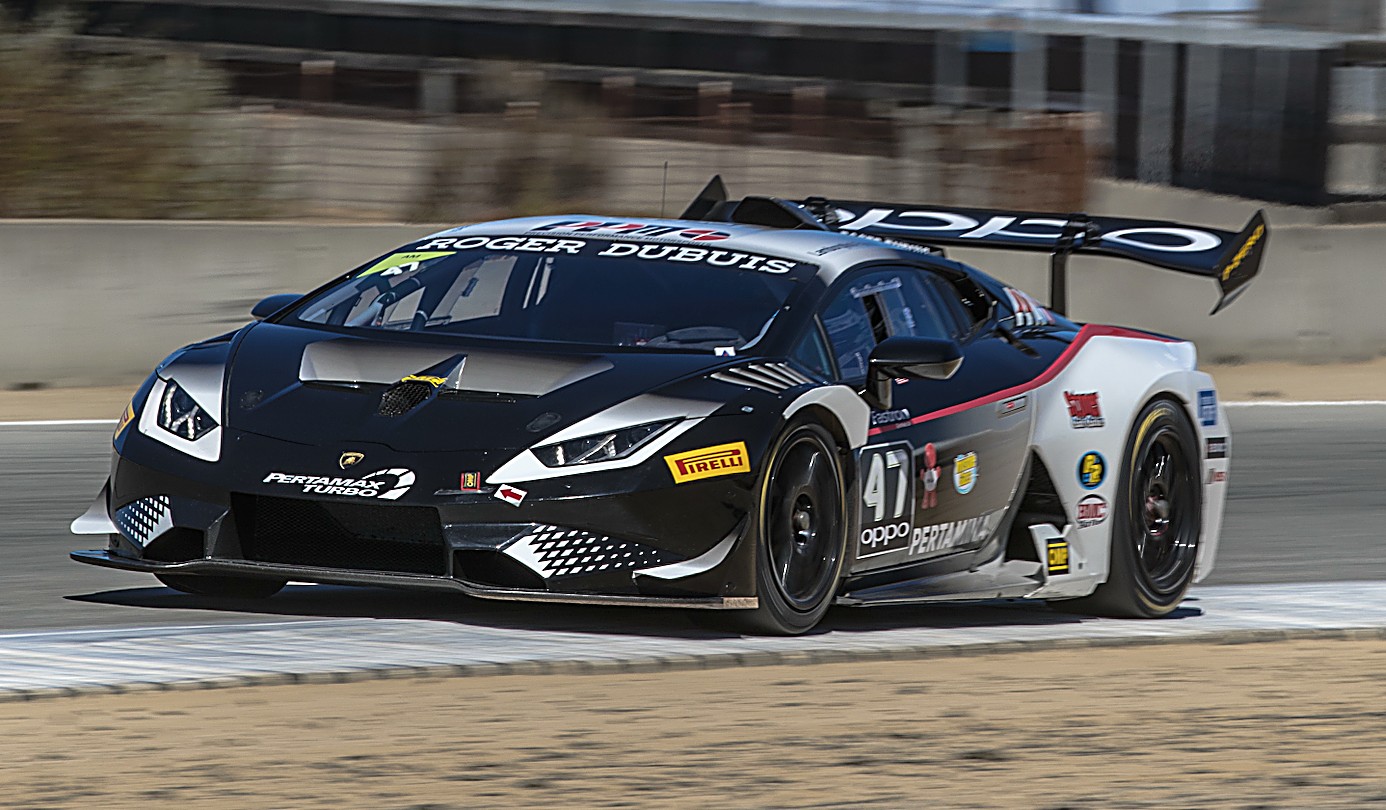 Lamborghini Huracán Super Trofeo EVO at Laguna Seca, 2018