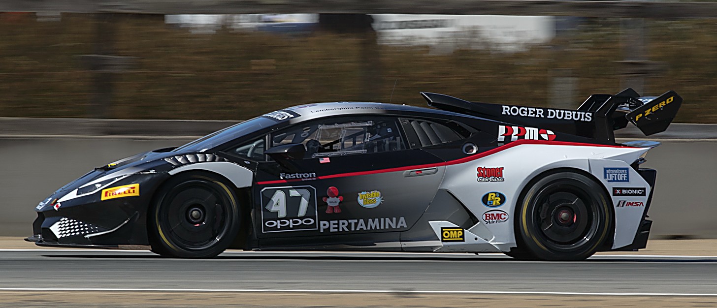 Lamborghini Huracán Super Trofeo EVO at Laguna Seca, 2018