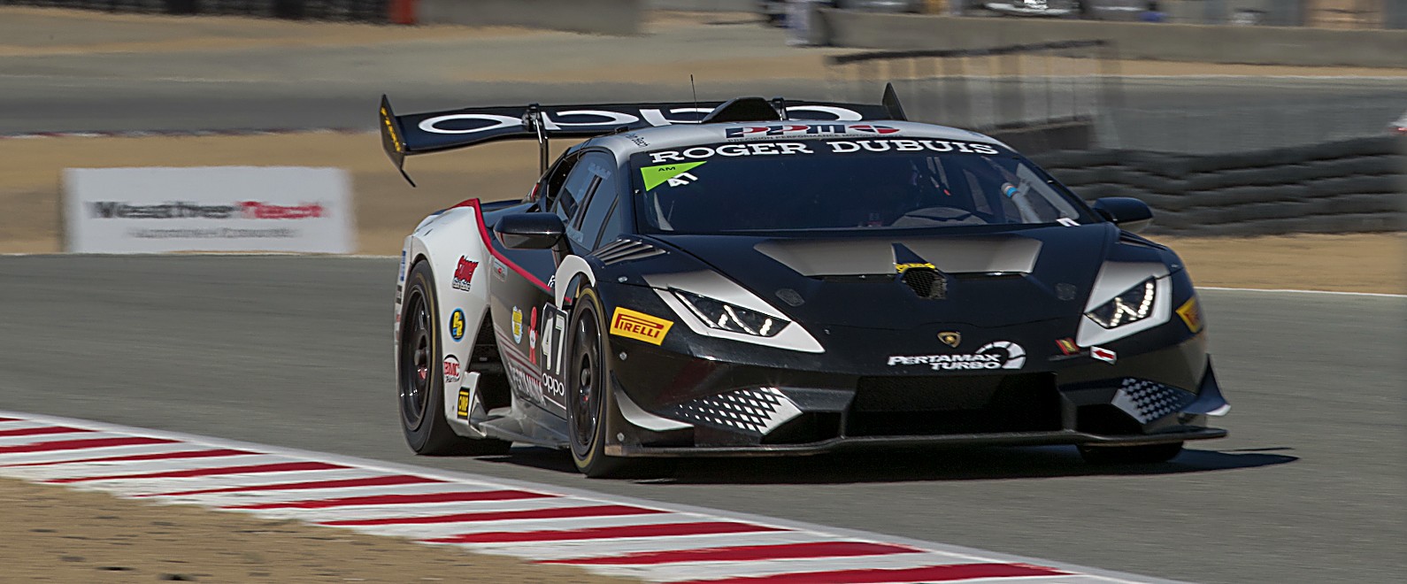 Lamborghini Huracán Super Trofeo EVO at Laguna Seca, 2018