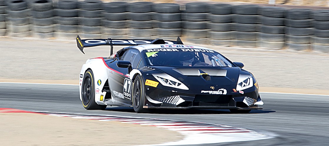 Lamborghini Huracán Super Trofeo EVO at Laguna Seca, 2018