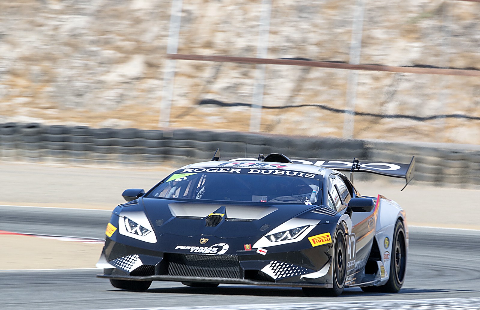 Lamborghini Huracán Super Trofeo EVO at Laguna Seca, 2018