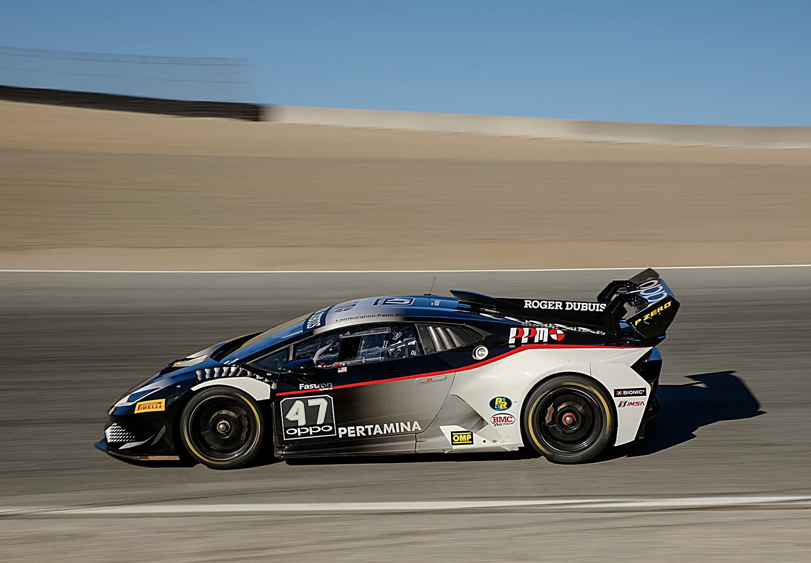 Lamborghini Huracán Super Trofeo EVO at Laguna Seca, 2018