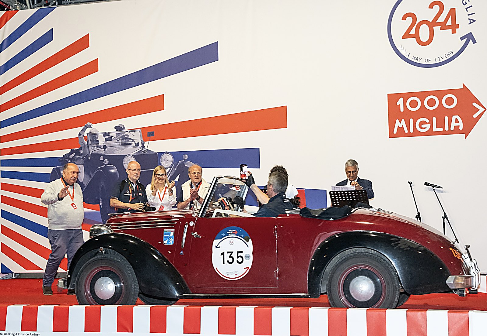 Fiat Stella Alpina No. 135 at the Mille Miglia 2024