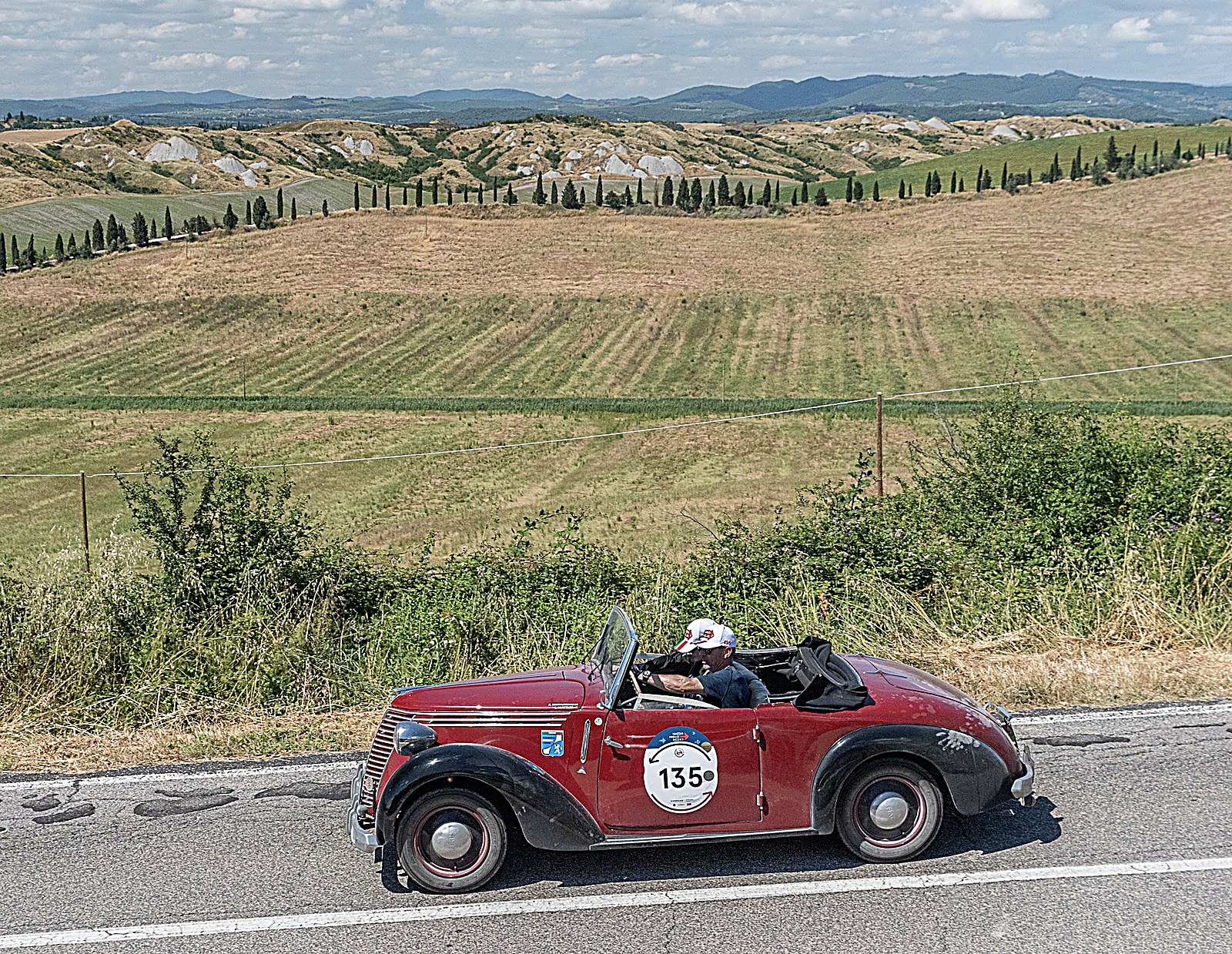 Fiat Stella Alpina No. 135 at the Mille Miglia 2024