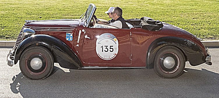 Fiat Stella Alpina No. 135 at the Mille Miglia 2024