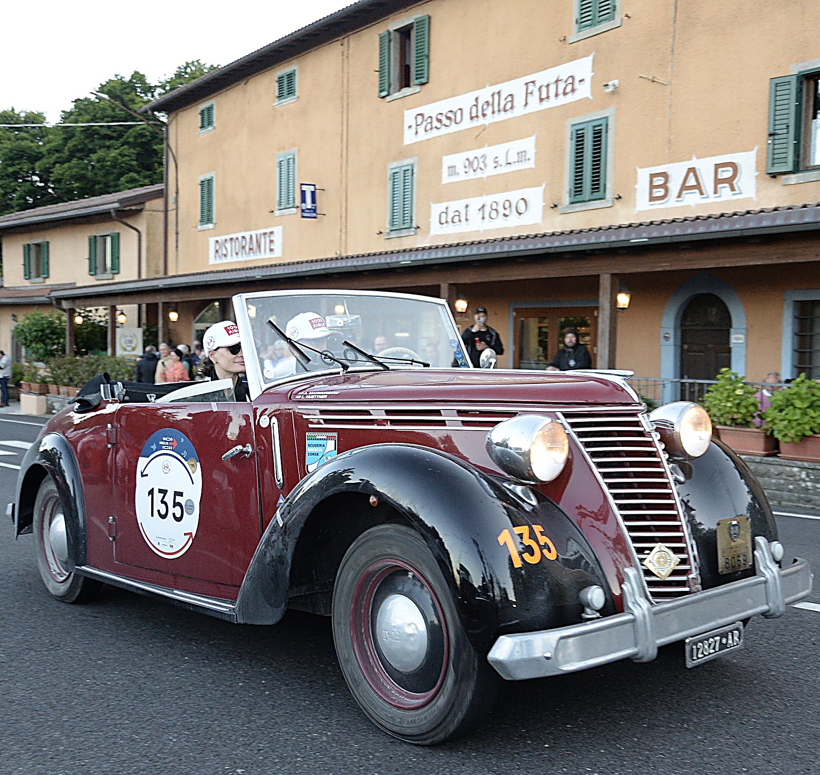 Fiat Stella Alpina No. 135 at the Mille Miglia 2024