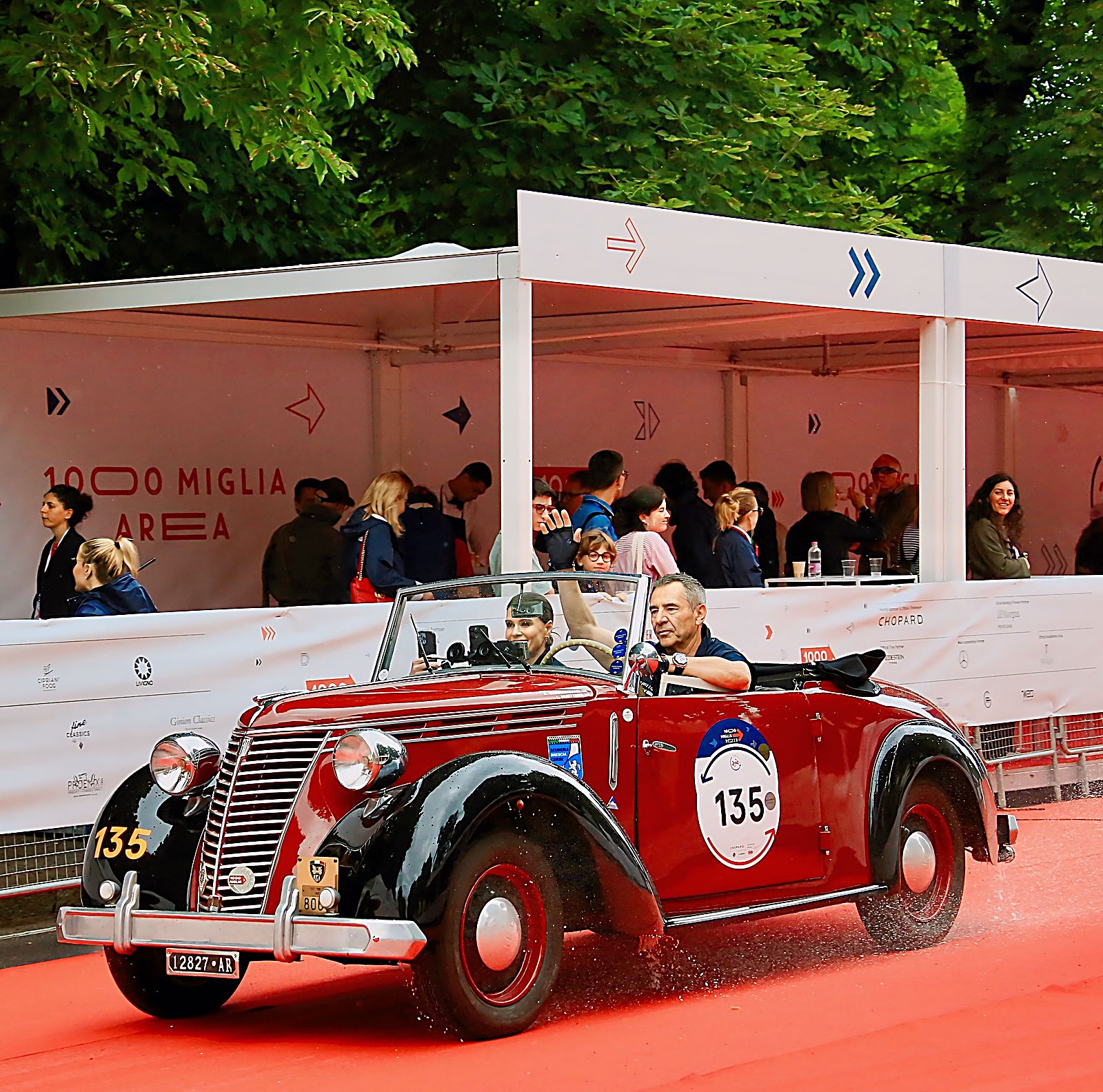 Fiat Stella Alpina No. 135 at the Mille Miglia 2024