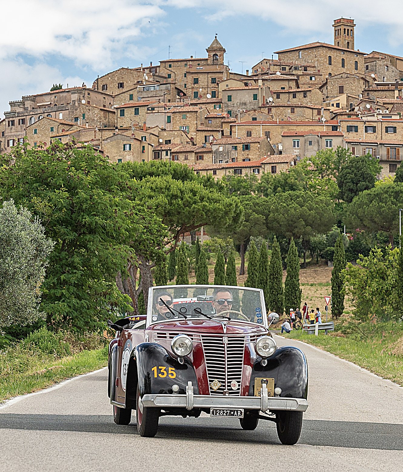 Fiat Stella Alpina No. 135 at the Mille Miglia 2024