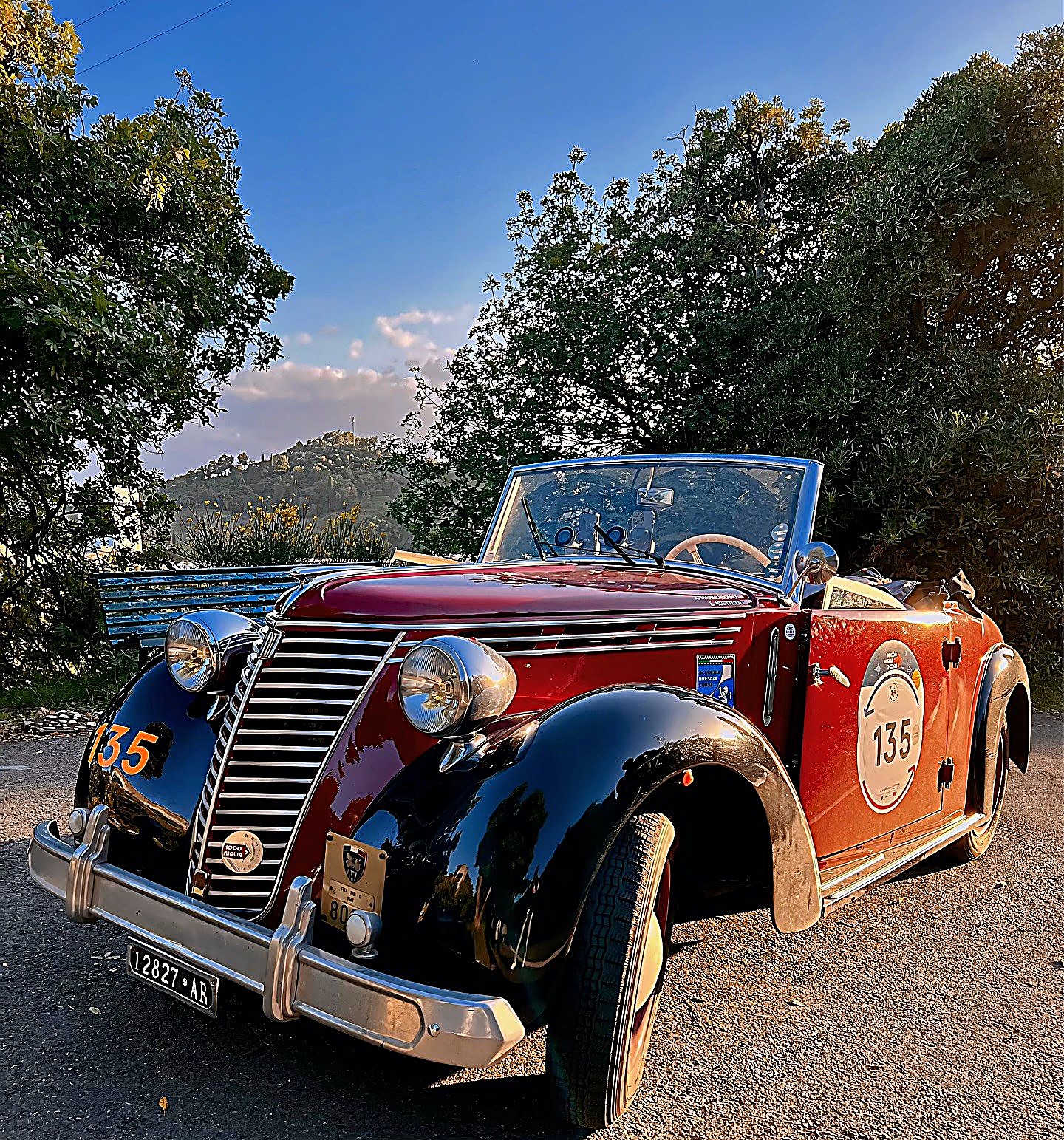 Fiat Stella Alpina No. 135 at the Mille Miglia 2024
