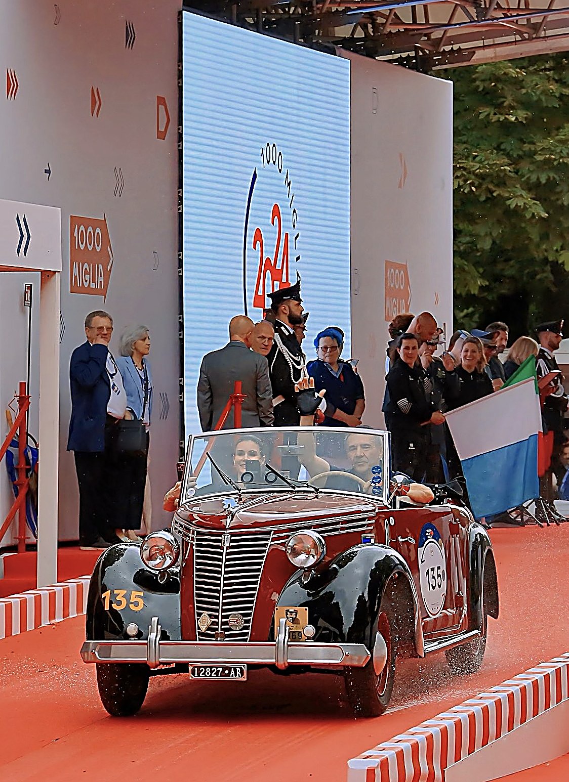 Fiat Stella Alpina No. 135 at the Mille Miglia 2024