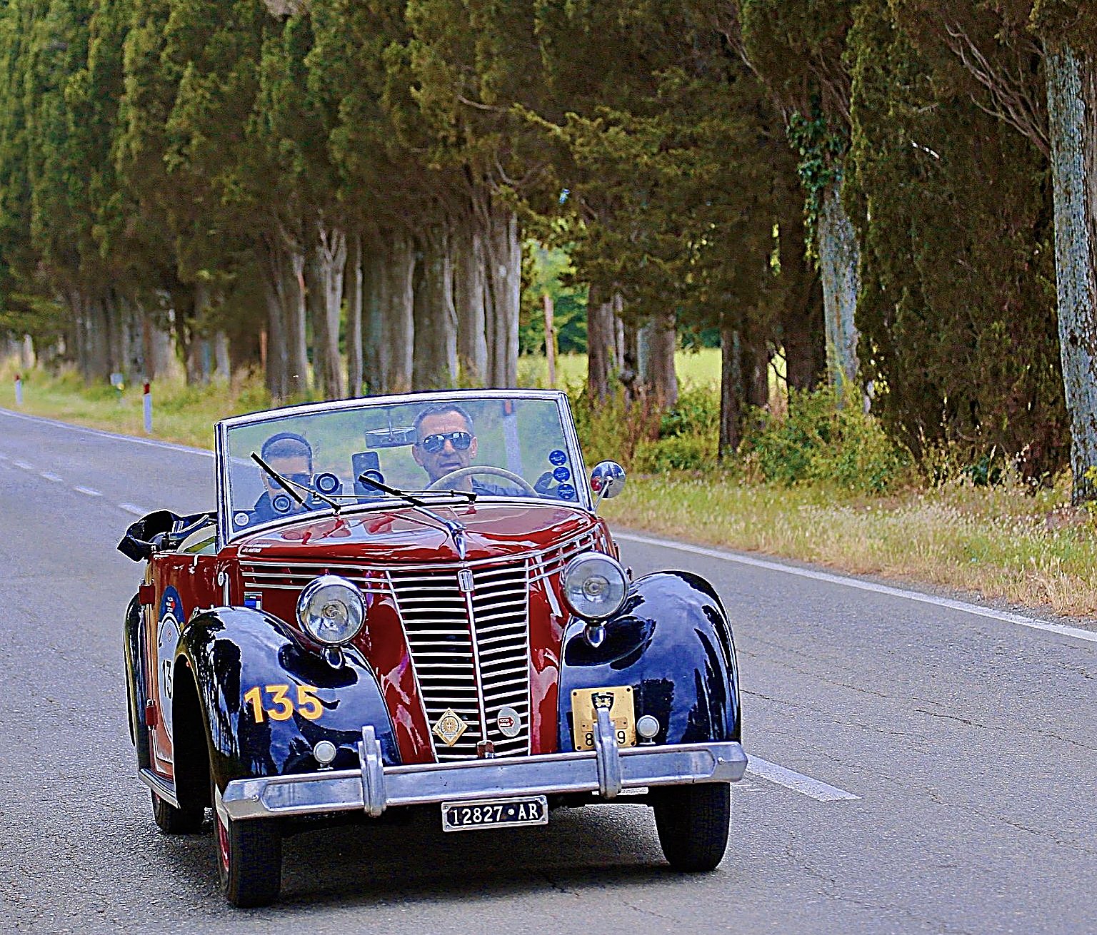 Fiat Stella Alpina No. 135 at the Mille Miglia 2024