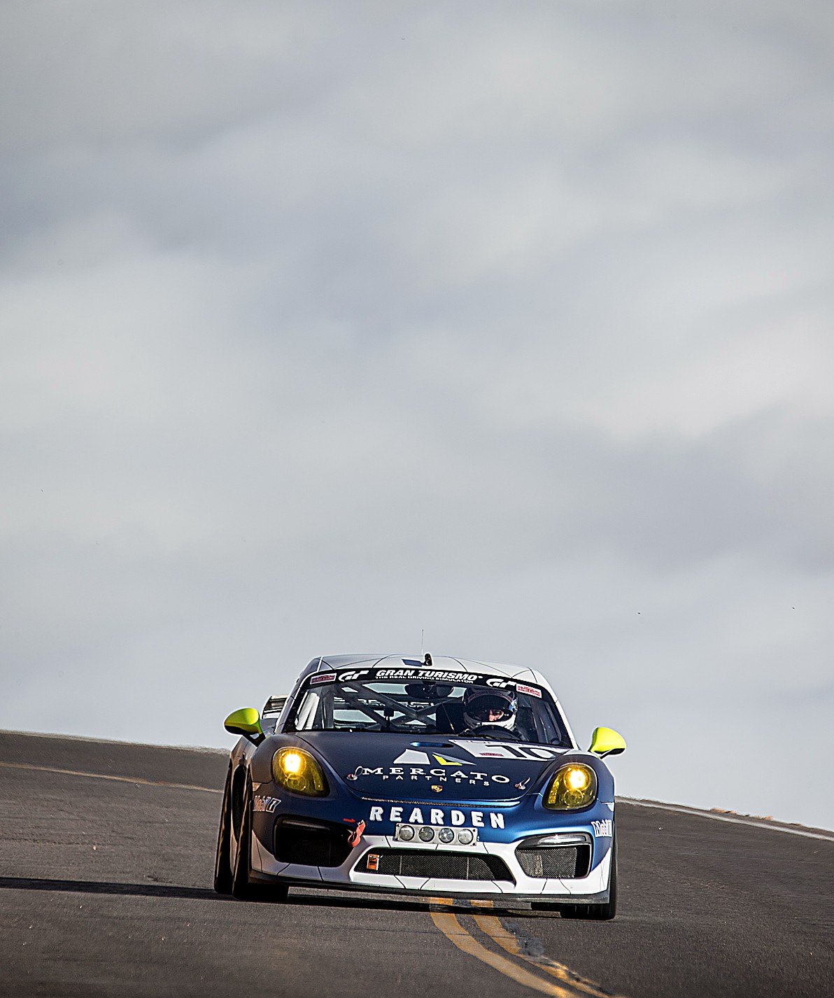 Porsche Cayman GT4 Clubsport No. 10 at the Pikes Peak International Hill Climb 2018