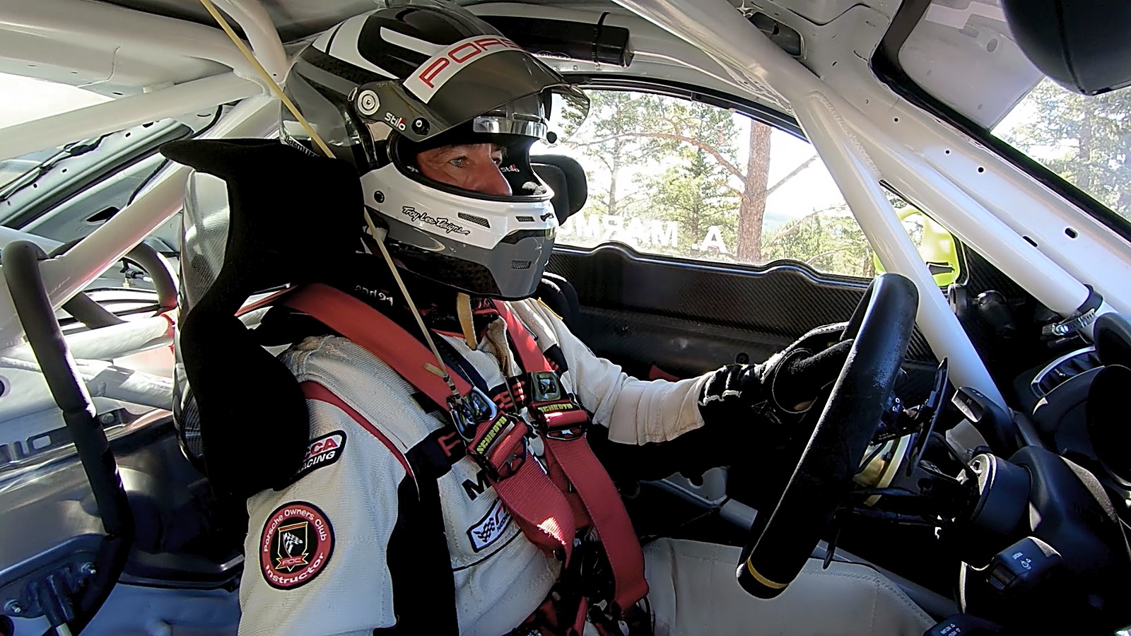 Porsche Cayman GT4 Clubsport No. 10 at the Pikes Peak International Hill Climb 2018