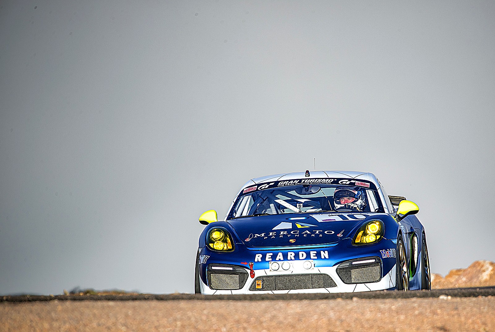 Porsche Cayman GT4 Clubsport No. 10 at the Pikes Peak International Hill Climb 2018