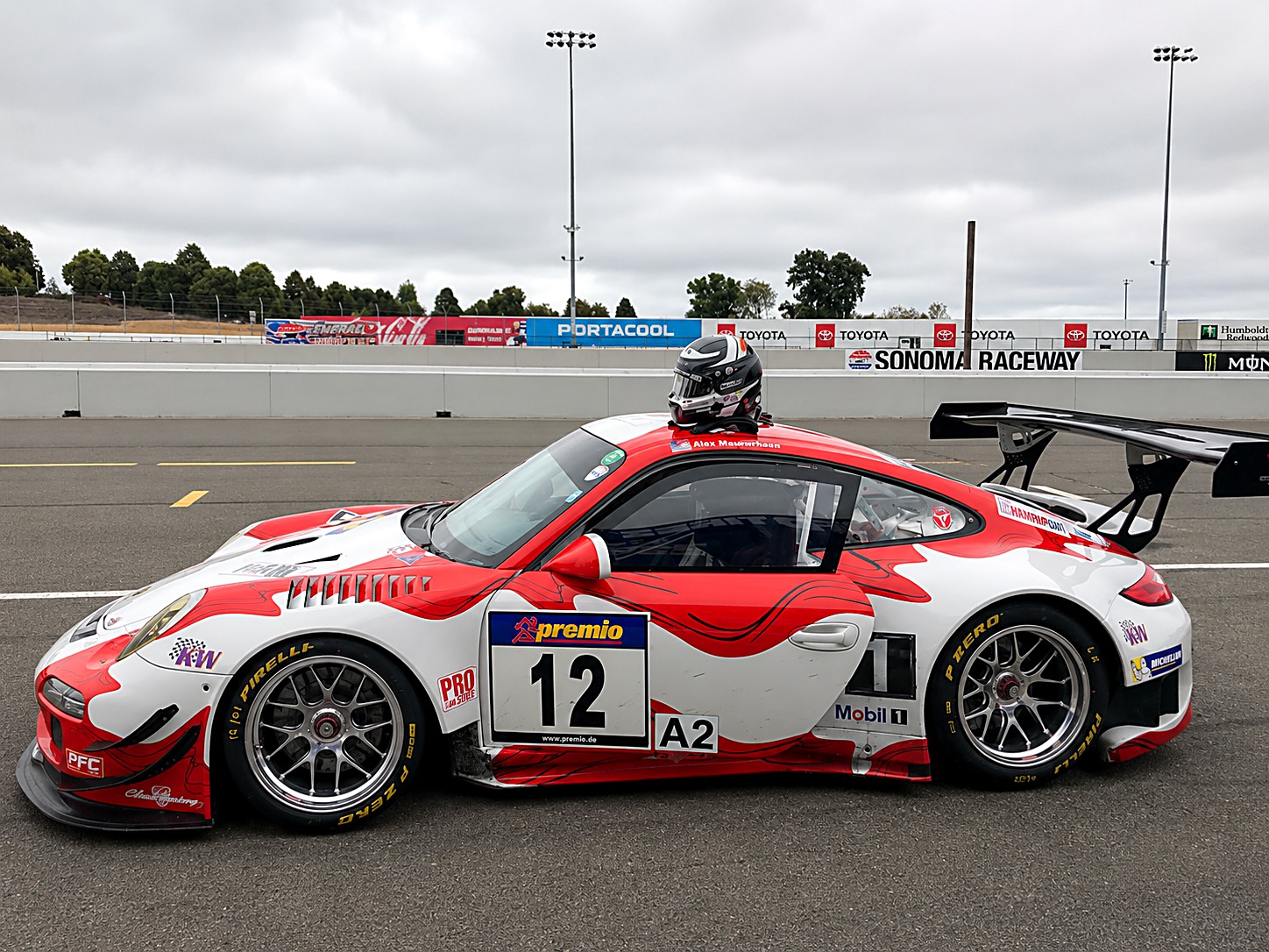 Porsche GT3 R at the Porsche Pirelli Trophy West 2019, Sonoma Raceway
