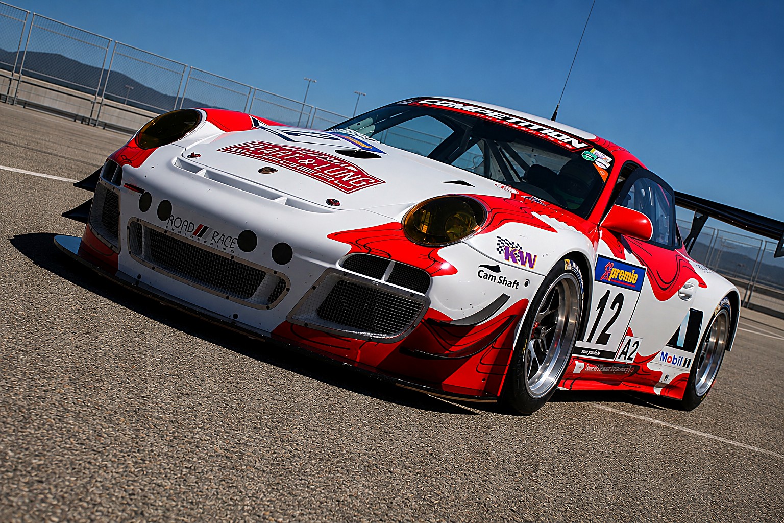 Porsche GT3 R at the Porsche Pirelli Trophy West 2019, Sonoma Raceway