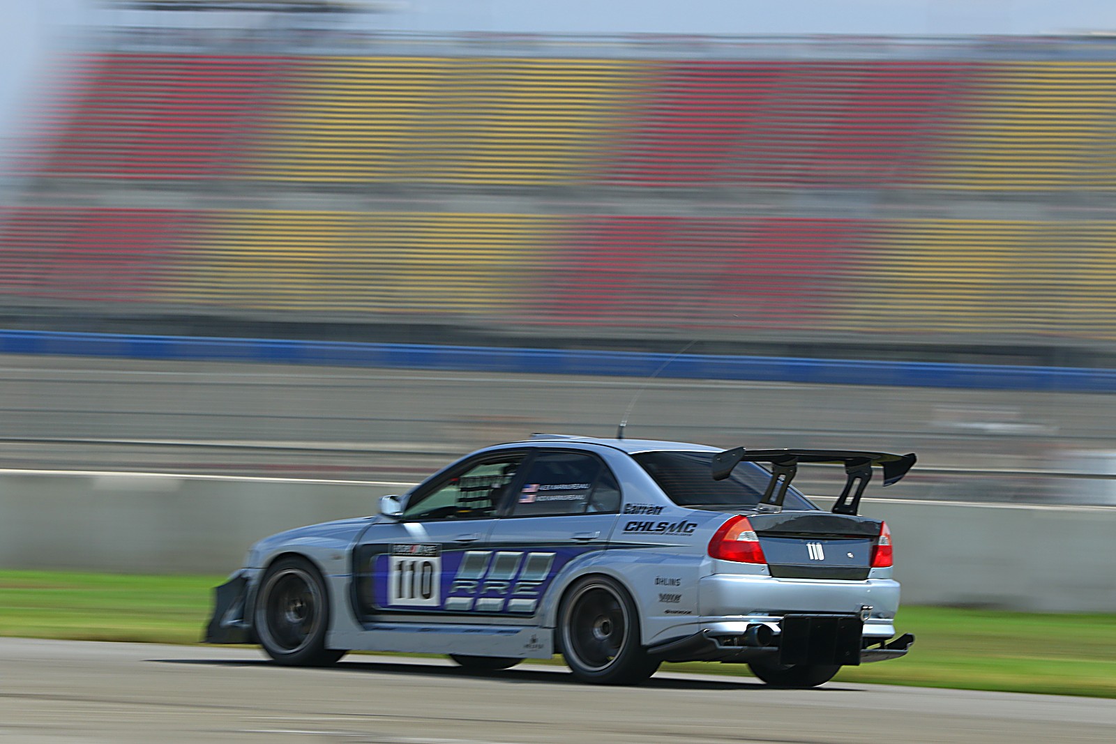 Mitsubishi Lancer Evolution VI No. 110 at the POC Red Cup, Auto Club Speedway 2017
