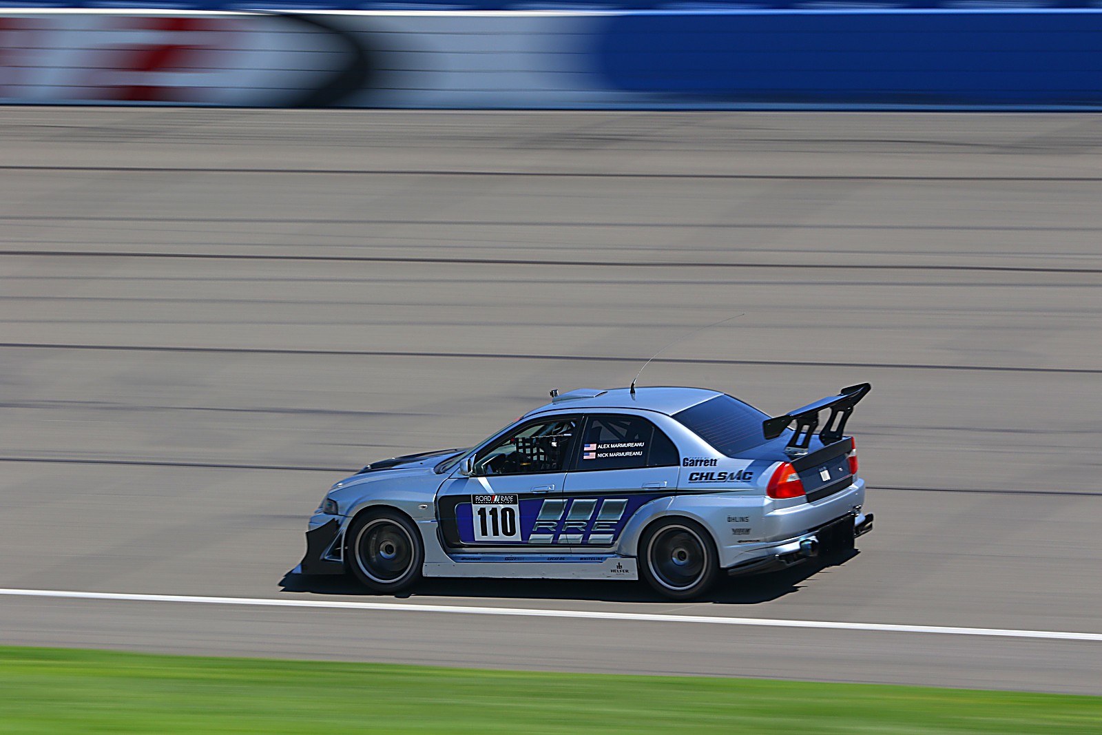 Mitsubishi Lancer Evolution VI No. 110 at the POC Red Cup, Auto Club Speedway 2017