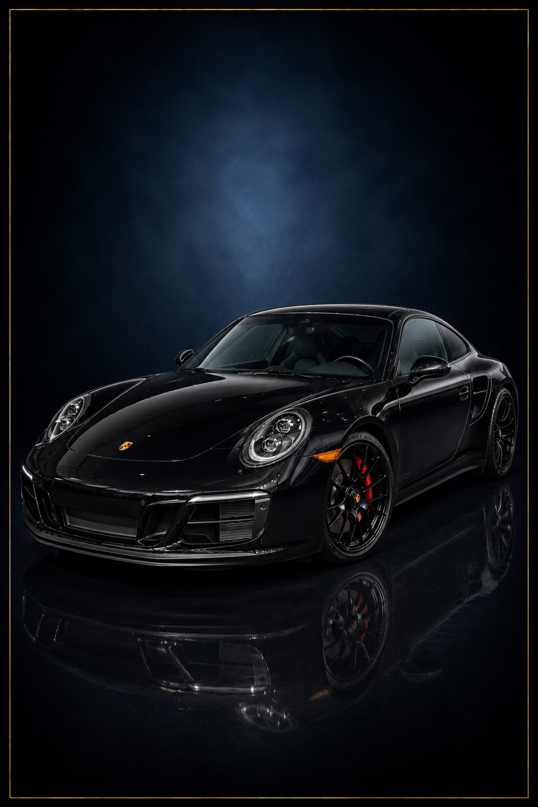 Porsche 911 Carrera GTS studio portrait