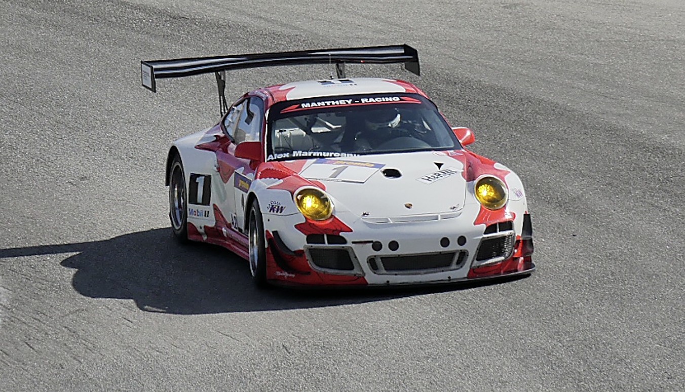 Porsche 911 GT3 R No. 12 at Porsche Rennsport Reunion VI, Laguna Seca 2018