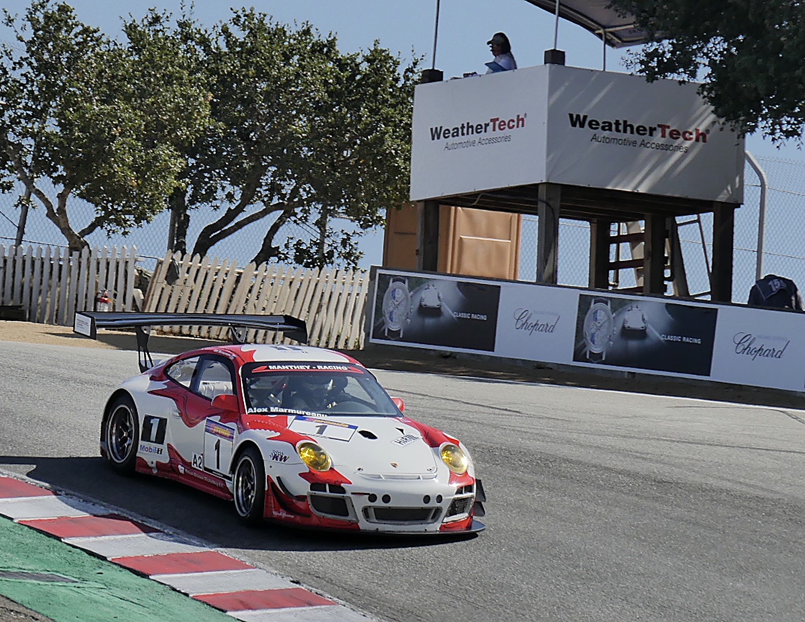 Porsche 911 GT3 R No. 12 at Porsche Rennsport Reunion VI, Laguna Seca 2018
