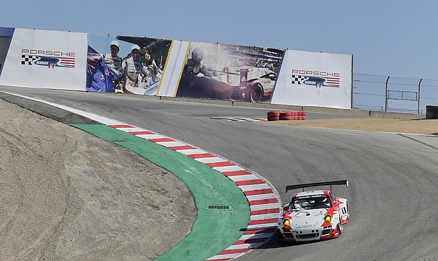 Porsche 911 GT3 R No. 12 at Porsche Rennsport Reunion VI, Laguna Seca 2018