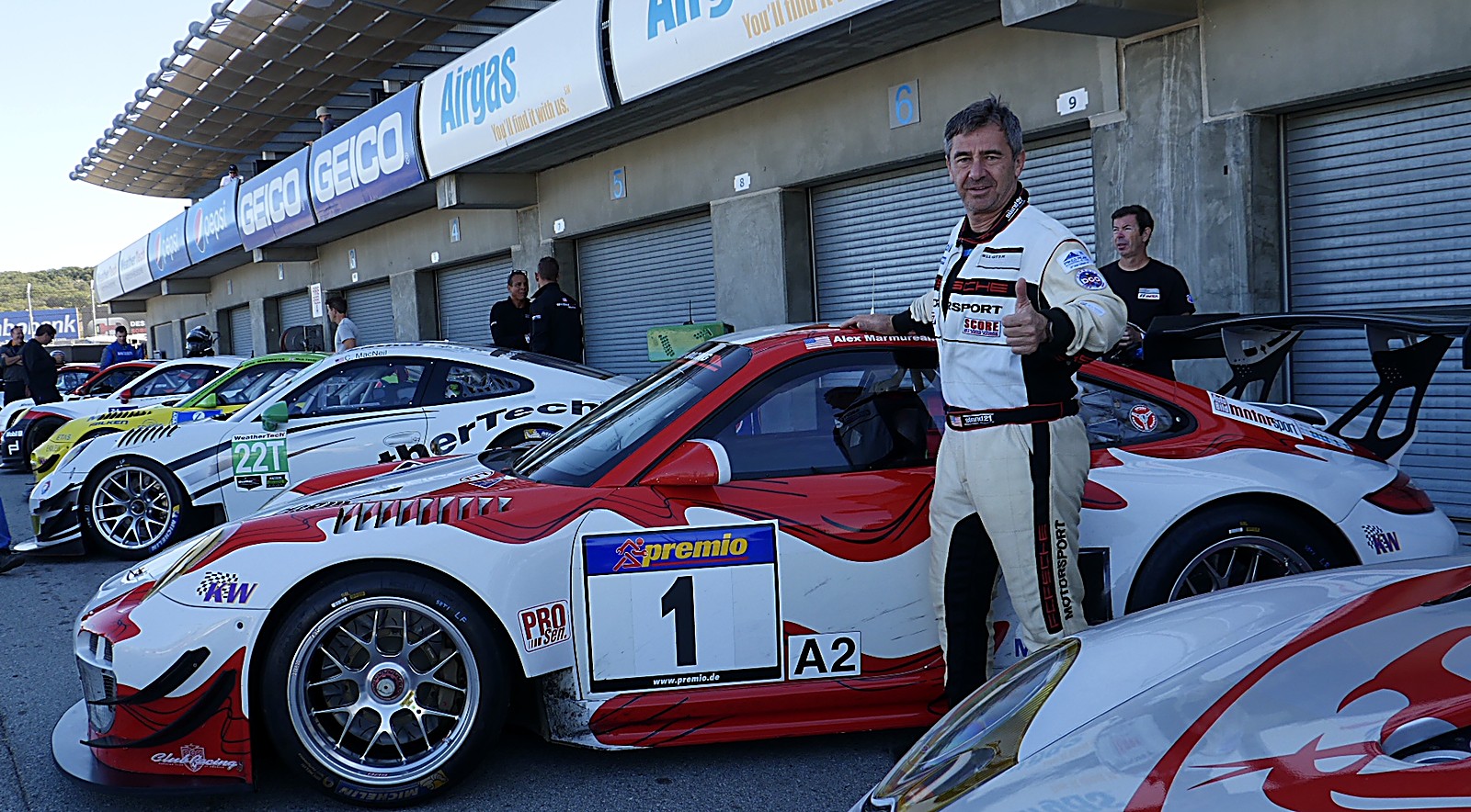 Porsche 911 GT3 R No. 12 at Porsche Rennsport Reunion VI, Laguna Seca 2018