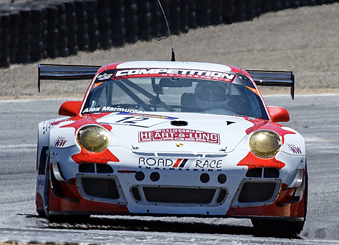 Porsche 911 GT3 R at the SCCA weekend, Laguna Seca 2017