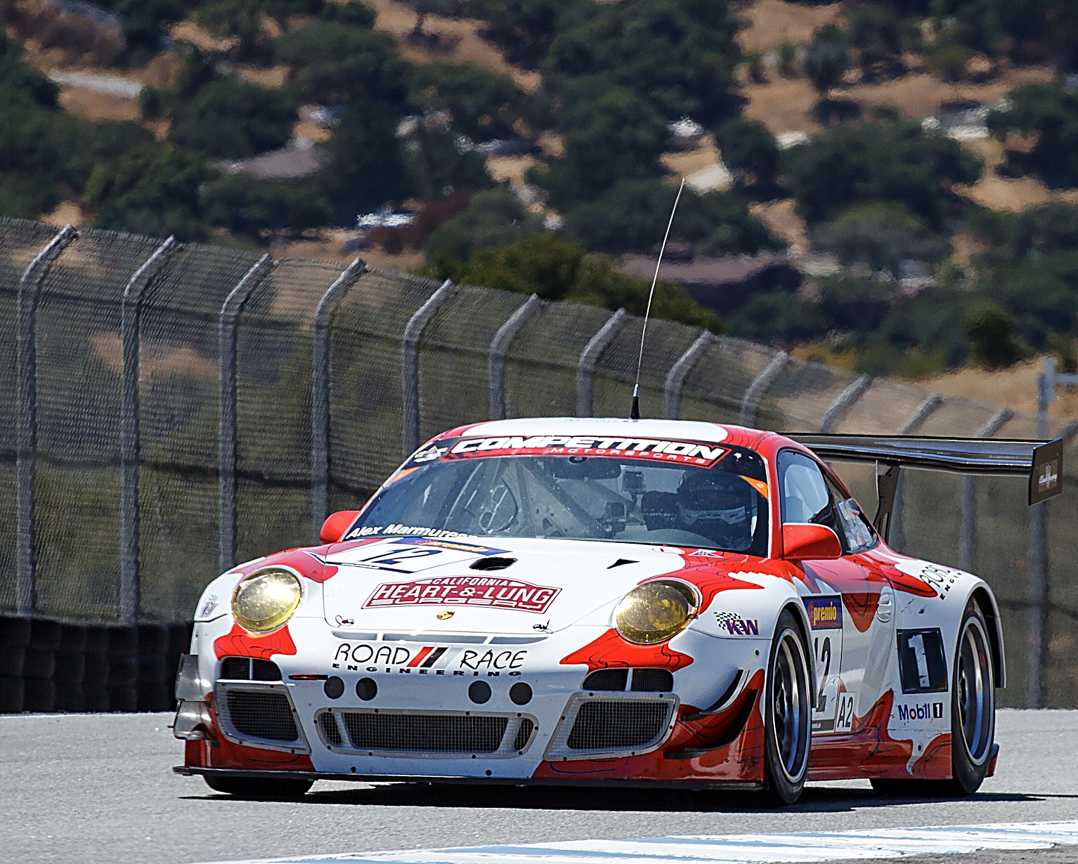 Porsche 911 GT3 R at the SCCA weekend, Laguna Seca 2017