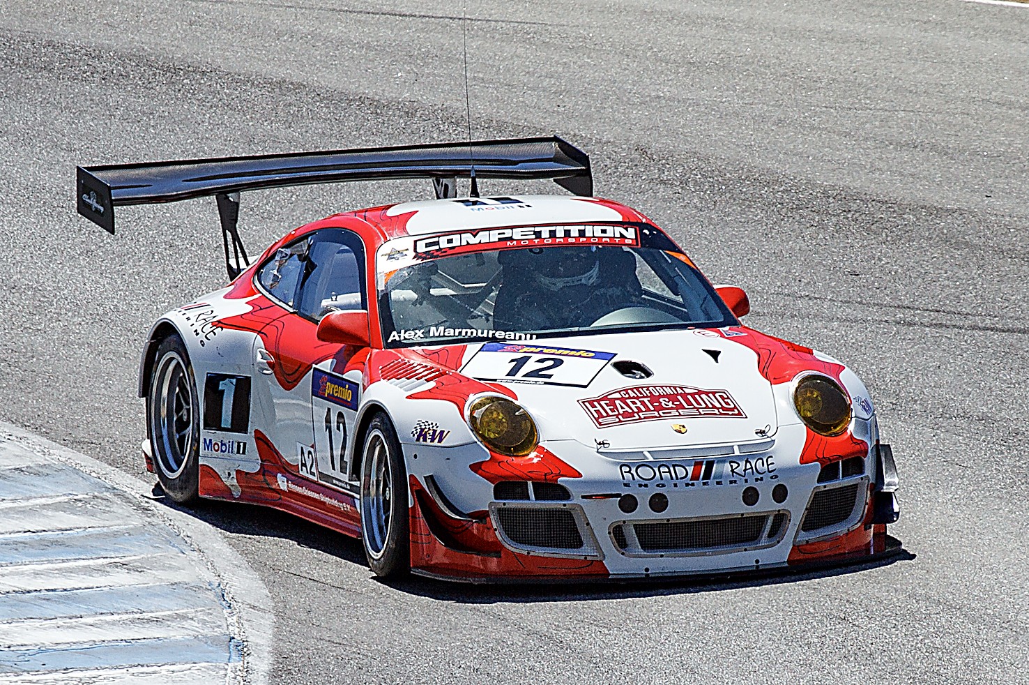 Porsche 911 GT3 R at the SCCA weekend, Laguna Seca 2017