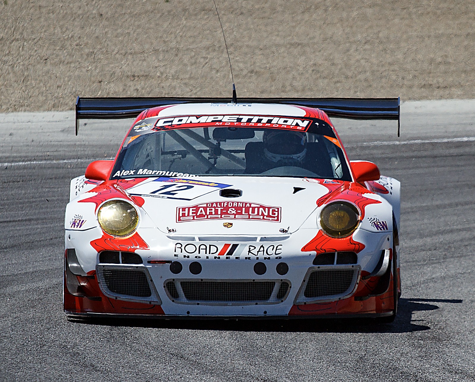 Porsche 911 GT3 R at the SCCA weekend, Laguna Seca 2017